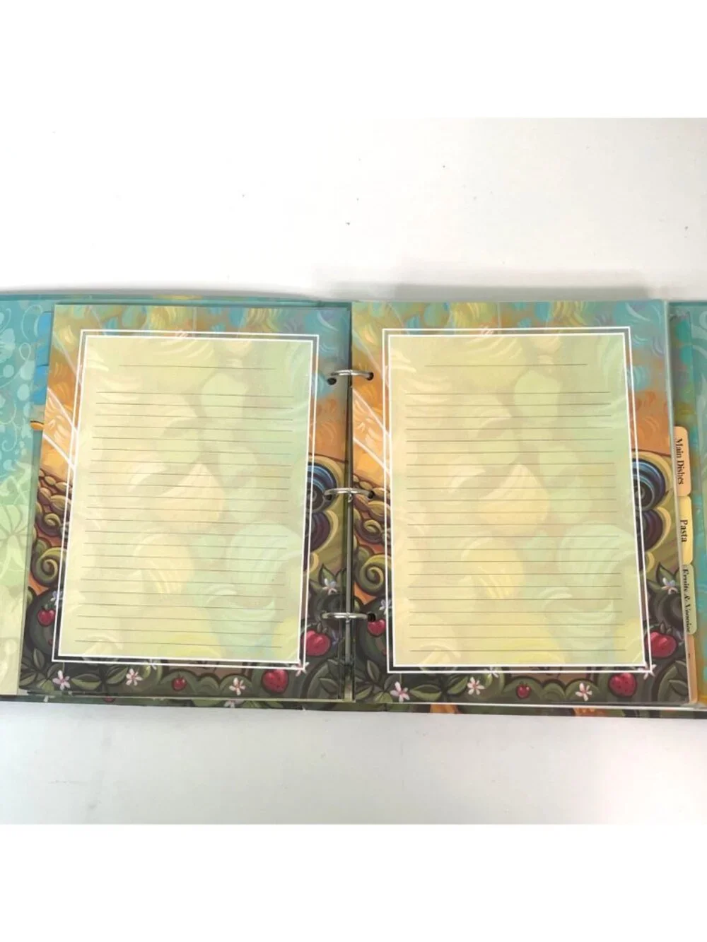 Simple Dream My Recipe Collection 3-Ring Binder Rooster Folk Art Complete